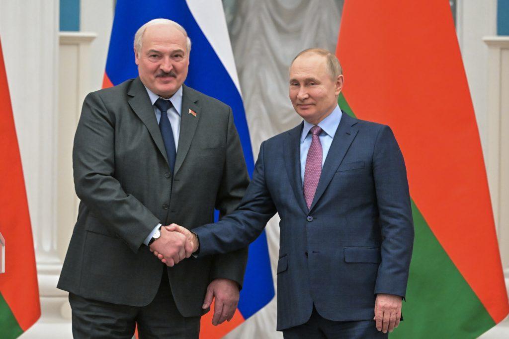 Belarussische Machthaber Lukaschenko ist zuversichtlich das Moskau und Minsk dem Druck des Westens standhalten