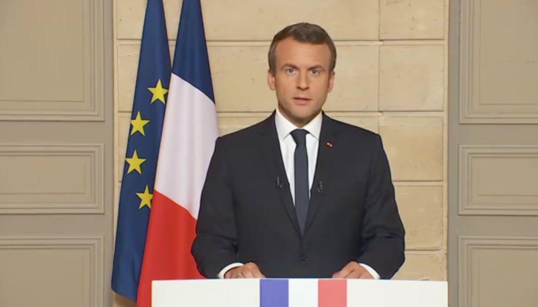 Frankreichs Präsident Emmanuel Macron verteidigt in einer Fernsehansprache seine umstrittene Rentenreform
