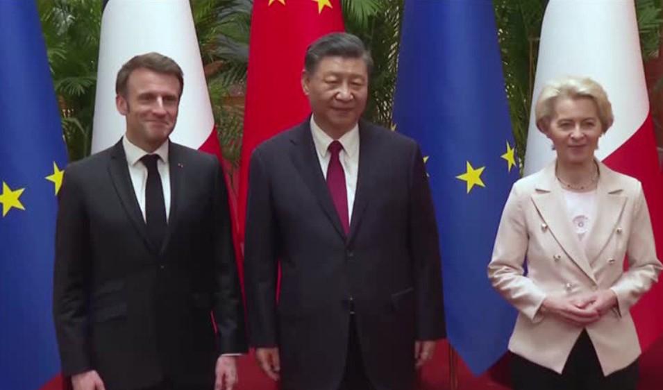 "Wir werden zu Vasallen": Frankreichs Präsident Marcon bringt nach China-Besuch Europa und die USA gegen sich auf