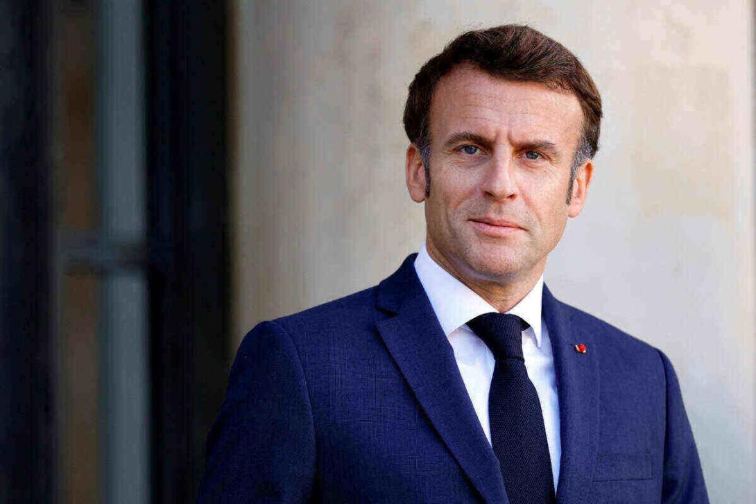 Frankreichs Präsident Macron fordert nach der Invasion in der Ukraine ein "strategisches Erwachen" Europas