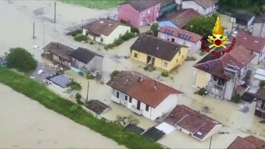 In den italienischen Regionen Emilia-Romagna und den Marken ist es nach heftigen Regenfällen zu Überschwemmungen gekommen