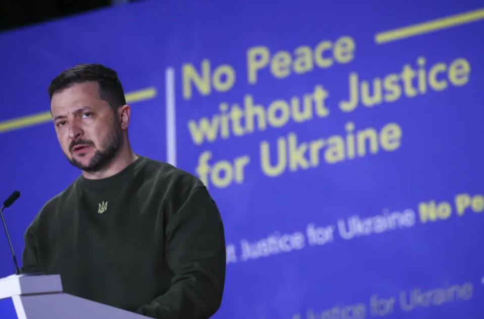 Präsident Selenskyj erneuert Forderung nach strafrechtliche Verfolgung Russlands wegen des Aggressionskrieges