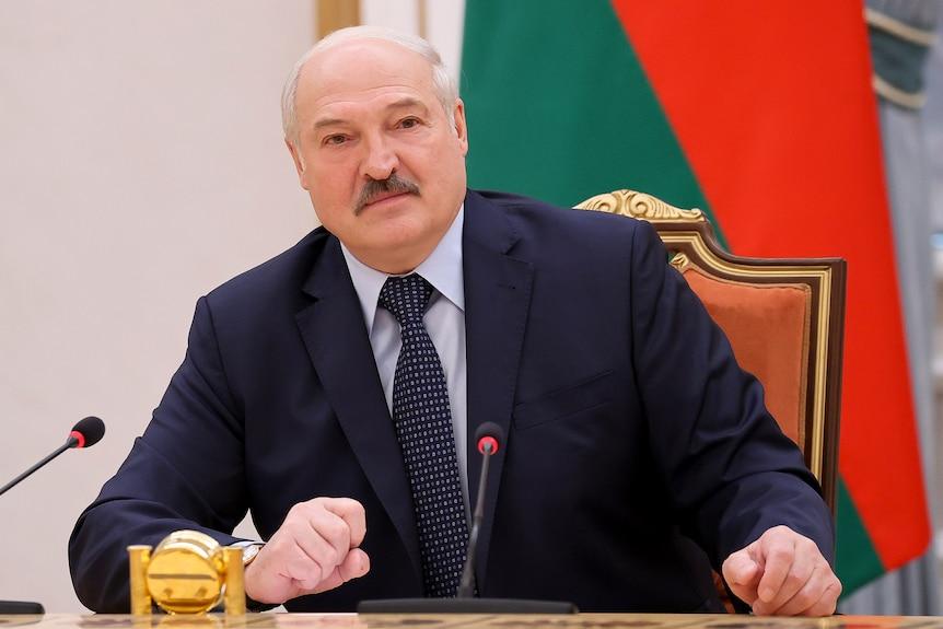 Belarussische Präsident Lukaschenko: "würde nicht zögern russische Atomwaffen zur Abwehr von Aggressionen einzusetzen"