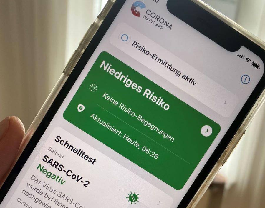 Die millionenfach genutzte Corona-Warn-App ist vorerst in einem "Schlafmodus"