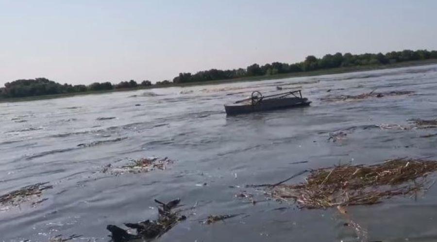 Zerstörung des Nowaja-Kachowka-Staudamms in der Ukraine legt Gefallene im Stausee aus dem Zweiten Weltkrieg frei