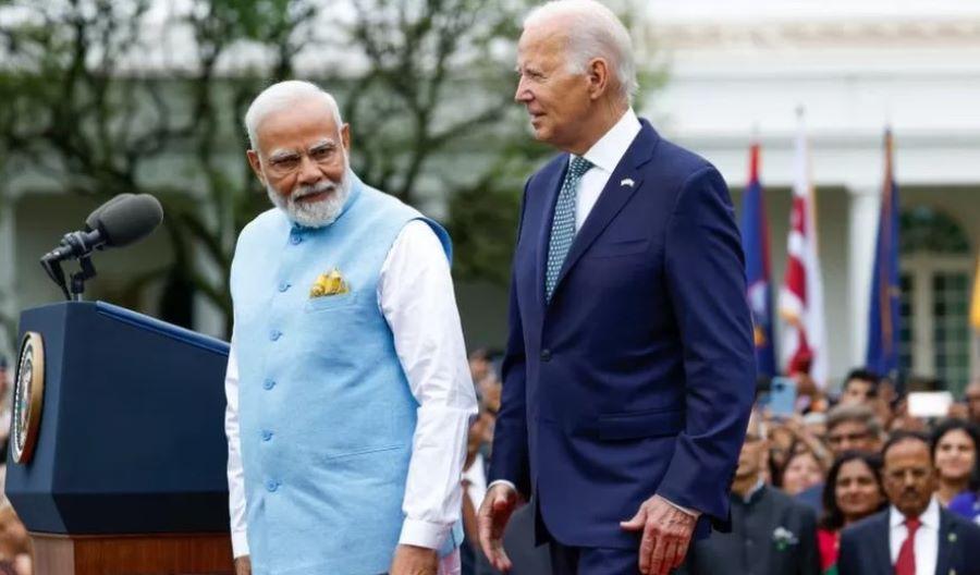 Kritik an US-Präsident Biden wegen pompösen Empfang für indischen Premierminister Modi