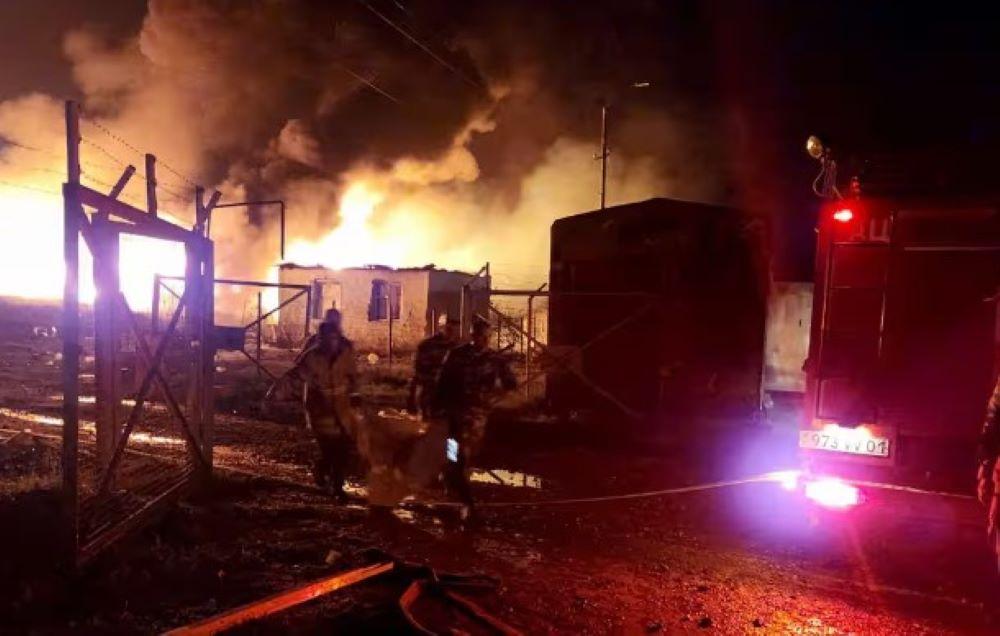 Mindestens 20 Tote und Hunderte Verletzte nach Explosion einer Tankstelle in Berg-Karabach