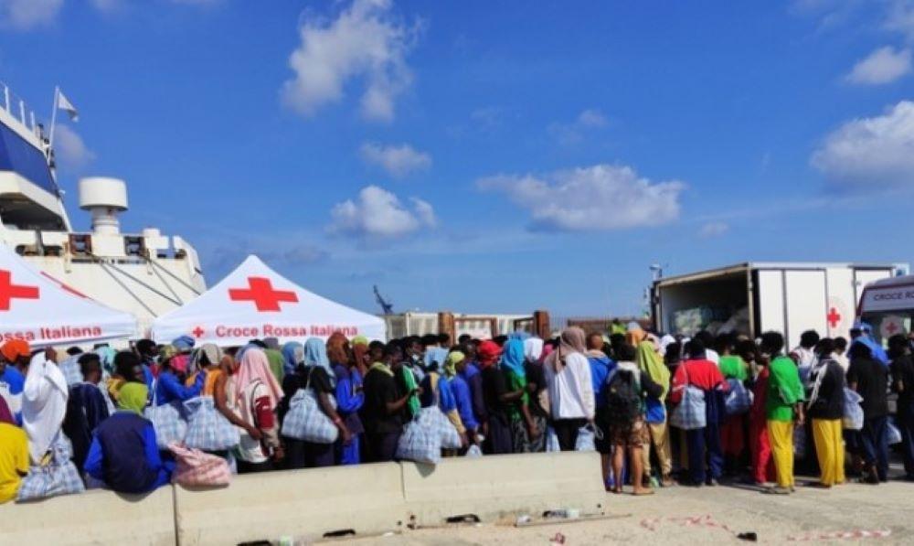 Migranten-Situation auf italienischer Mittelmeerinsel Lampedusa hat sich laut Rotem Kreuz entspannt