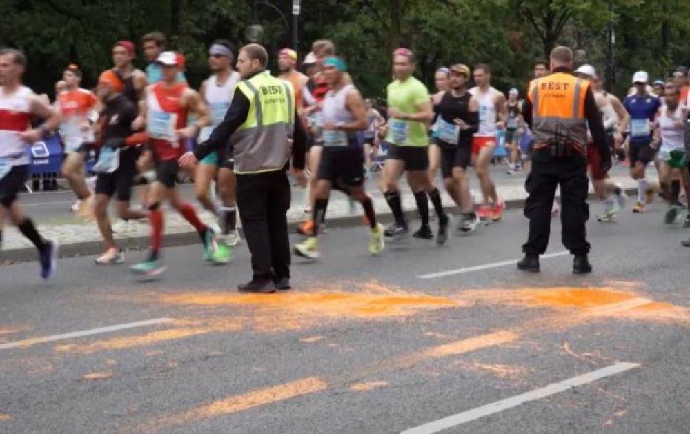 Letzte Generation laut Polizei mehrfach mit Störversuchen beim Berlin-Marathon gescheitert