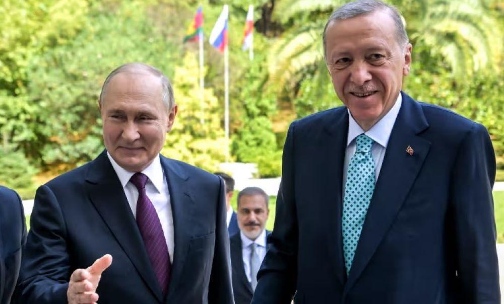 "Wir spielen hier eine führende Rolle" - Erdogan will Kreml-Chef Putin zum Getreideabkommen zurückbringen "Wir spielen hier eine führende Rolle" - Erdogan will Kreml-Chef Putin zum Getreideabkommen zurückbringen