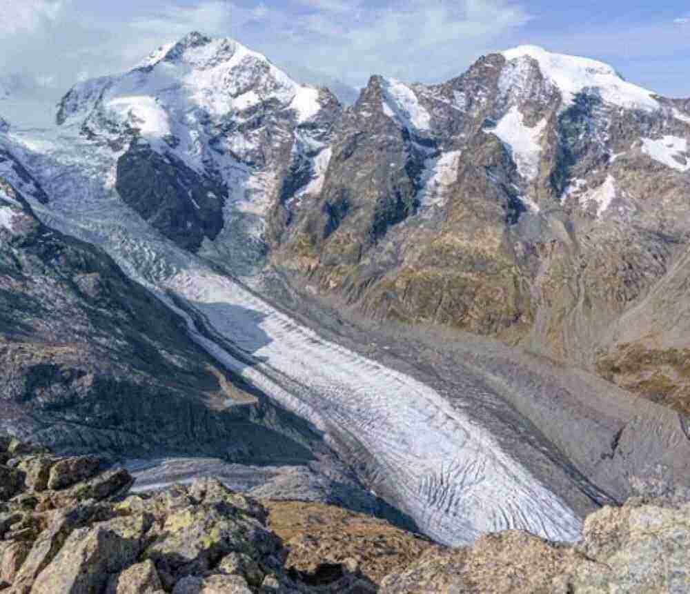 Schweizer Gletscher wurden in zwei Jahren um 10 % kleiner