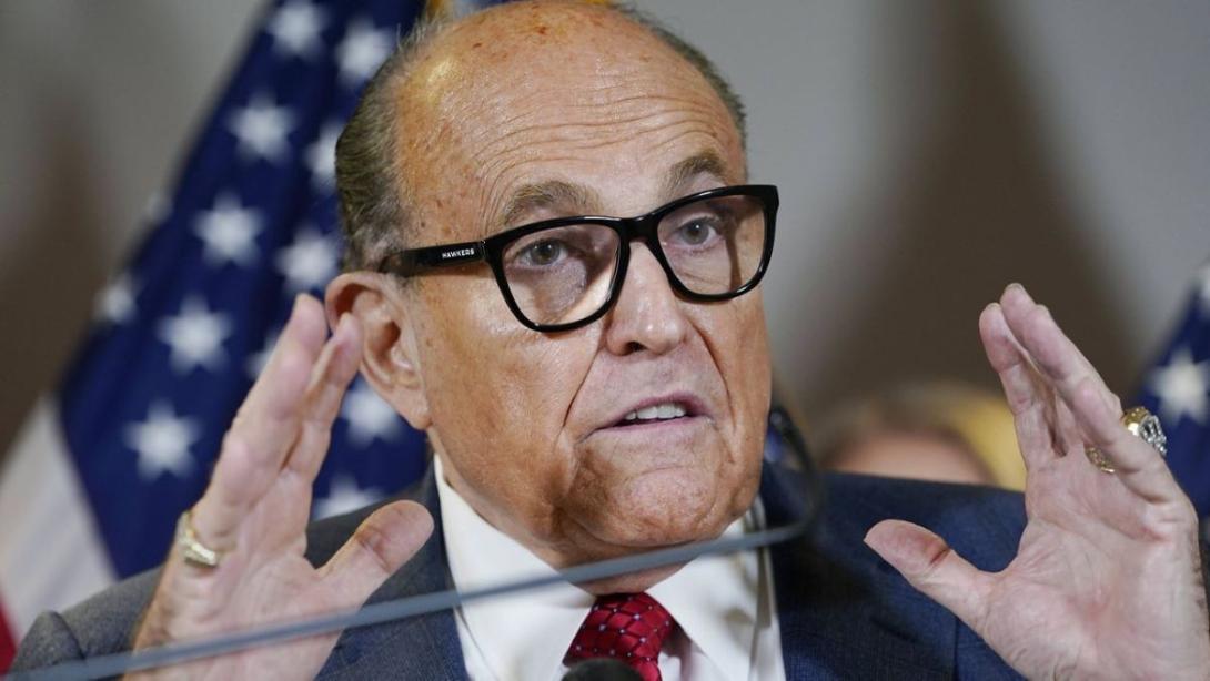 New Yorks ehemaliger Bürgermeister Giuliani verklagt Biden wegen Verleumdung New Yorks ehemaliger Bürgermeister Giuliani verklagt Biden wegen Verleumdung