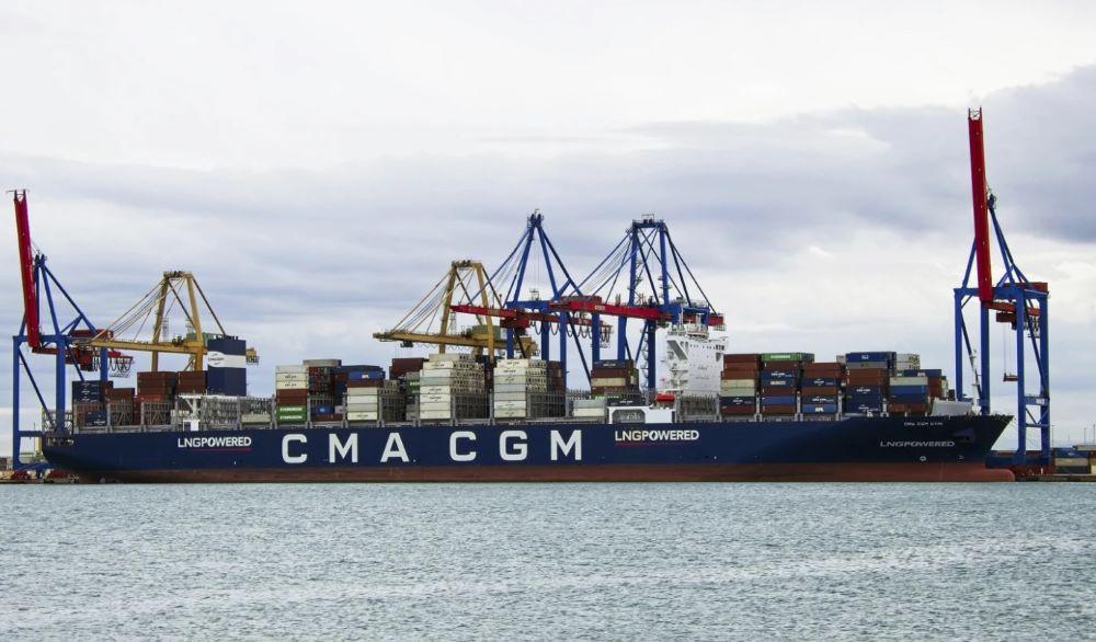 CMA CGM ist ein großer Reeder mit Sitz in Marseille, Frankreich