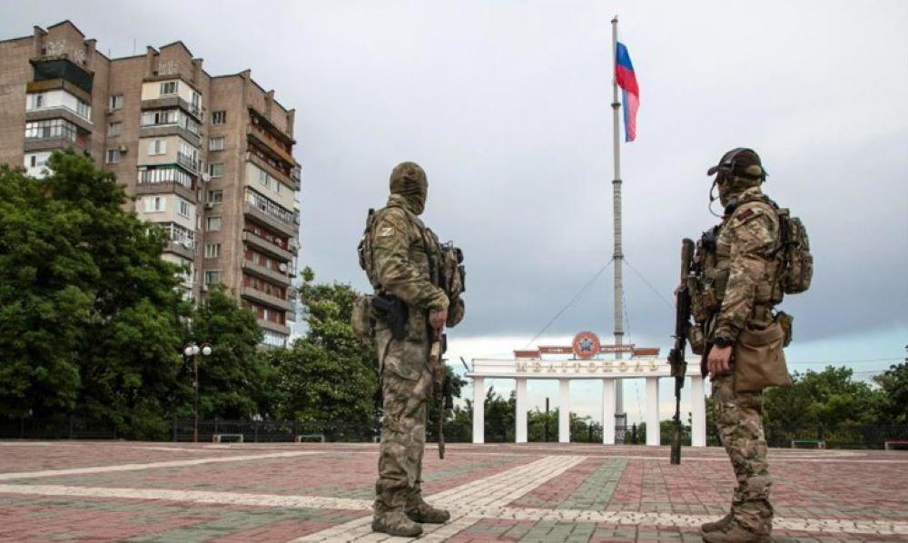 Die Explosion ereignete sich während eines Treffens russischer Offiziere am Samstag in Melitopol, einer Stadt im Südwesten der Ukraine