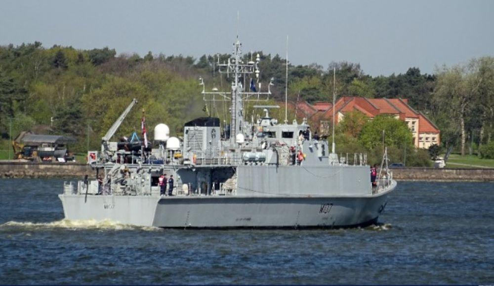 HMS Pembrok, ein Minensuchboot der Sandown-Klasse der Royal Navy