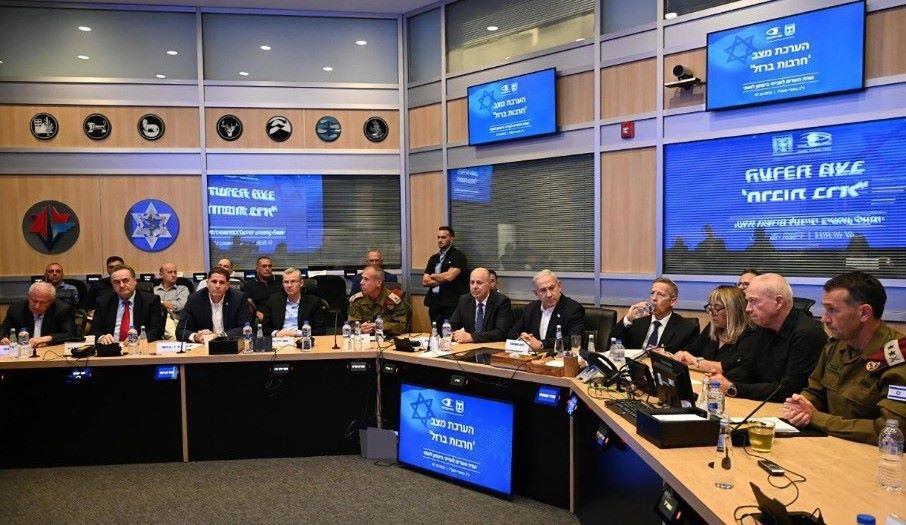 Israels Ministerpräsident Benjamin Netanjahu und sein Kriegskabinett