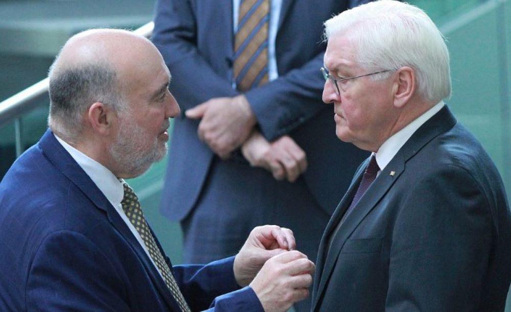 Ron Prosor, Botschafter von Israel, trifft Bundespräsident Frank-Walter Steinmeier