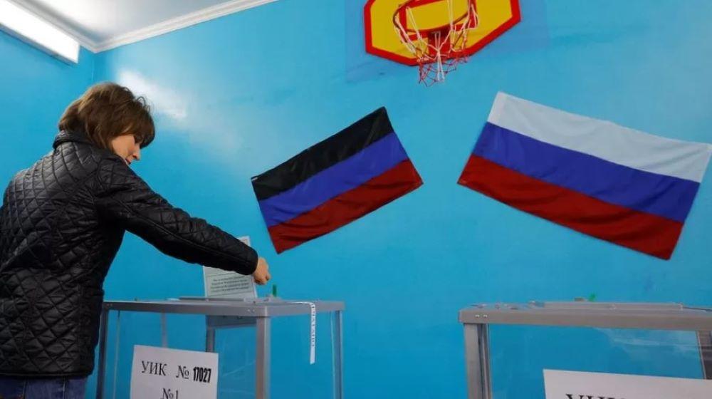 Russische Präsidentschaftswahlen sollen in den besetzten Gebieten der Ukraine abgehalten werden. Die Wahl 2024 ist für den 17. März angesetzt. Kommunalwahlen wurden in diesem Jahre in den russisch besetzten Gebieten der Ukraine abgehalten