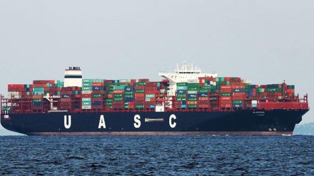 Containerschiff von Hapag Lloyd im Roten Meer beschossen