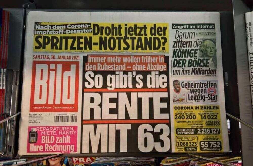 Axel Springer hat einen "Bild"-Reporter freigestellt, weil dieser an einem Russland verherrlichenden Buch mitgearbeitet hat