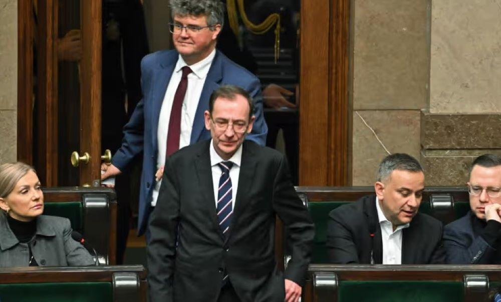 Der ehemalige polnische Innenminister Mariusz Kamiński und sein ehemaliger Stellvertreter Maciej Wąsik