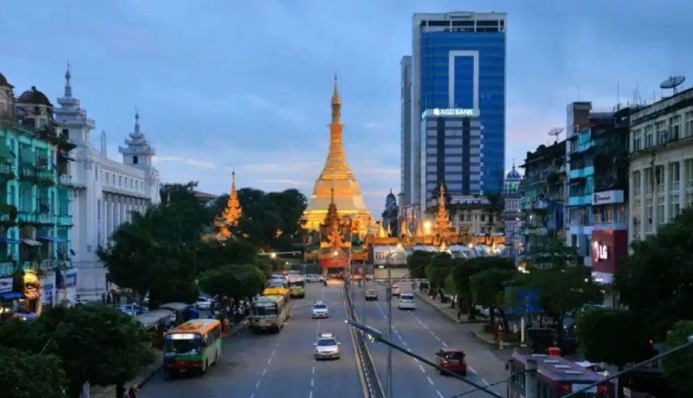 Die ehemalige Hauptstadt Yangon (früher: Rangun)