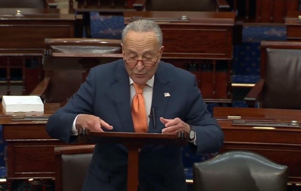 Der demokratische Mehrheitsführer im Senat, Chuck Schumer